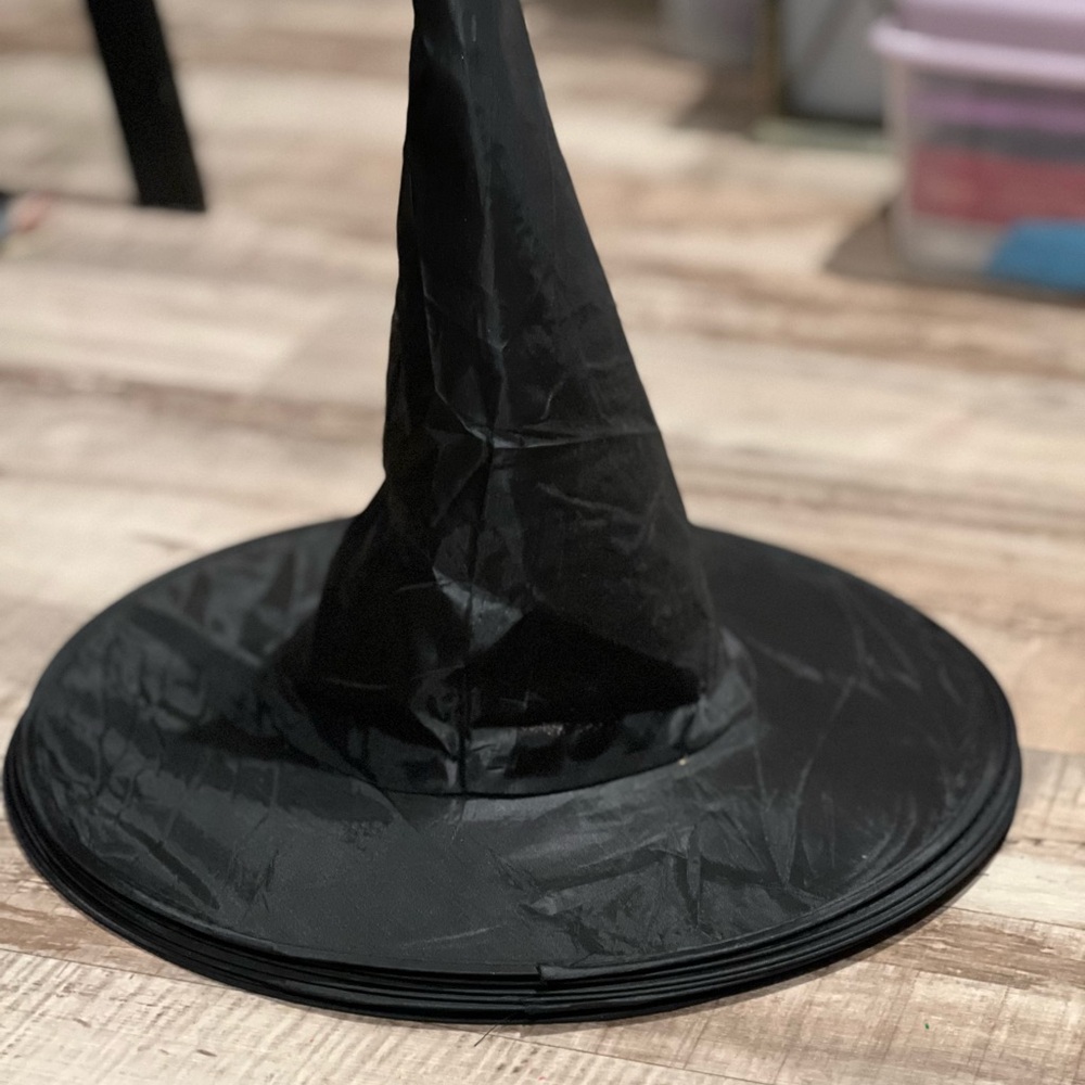 Black Witch Hat for Halloween Parties